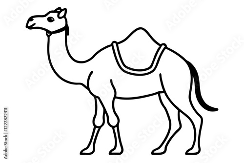 Minimalist Camel Vector