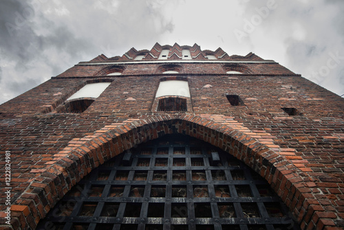Medieval City Wall Tower in Brodnica, Poland