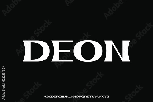 Display alphabet font vector design suitable for headline, poster, logo, magazine and many more