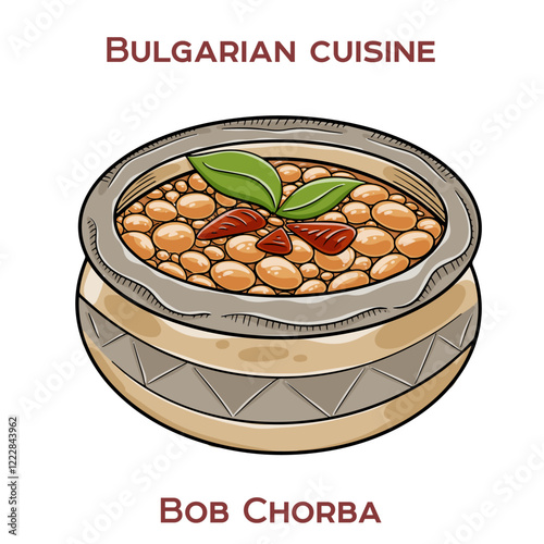 Bulgarian Bob Chorba is a hearty traditional bean soup made with white beans, vegetables, herbs and sometimes meat, simmered until thick and flavorful.