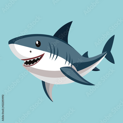 Happy shark fish