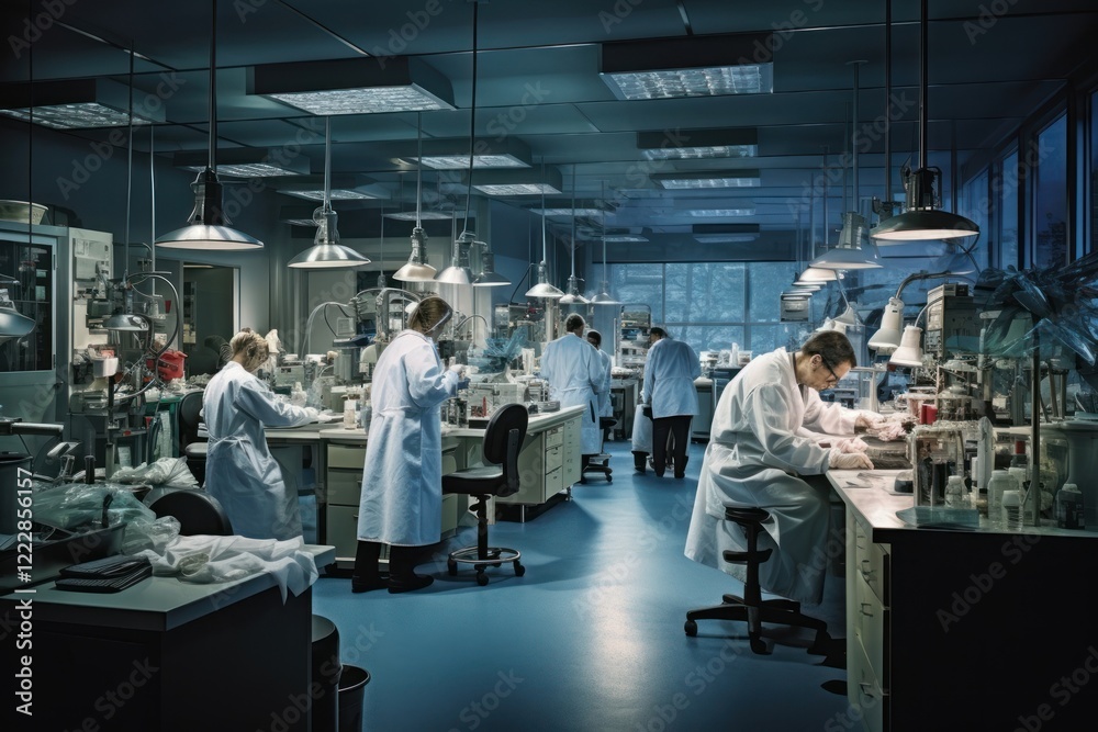 Laboratory technician building adult. Laboratory technician building adult.