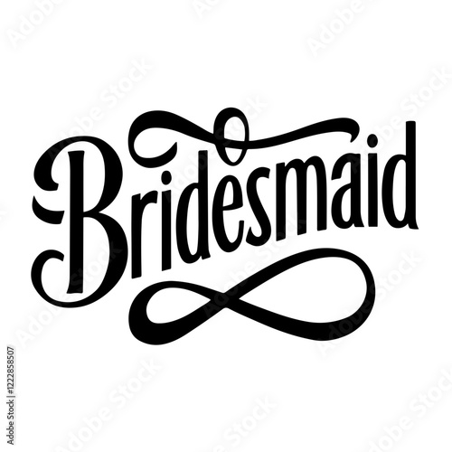 Bridesmaid vector