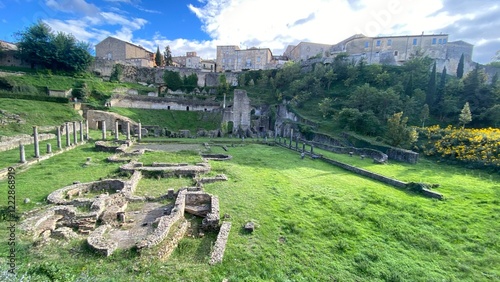 Ruins of Rome empire in Italy.