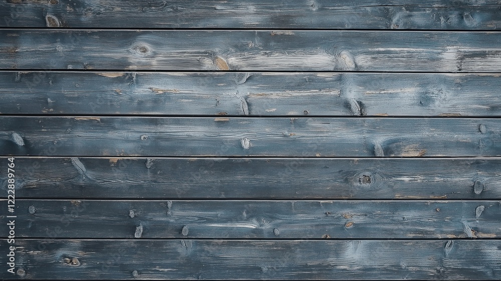 Fototapeta premium Rustic Blue Wooden Planks