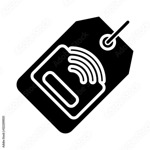 RFID Tag glyph icon