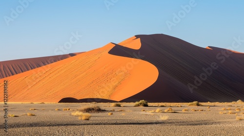 a big dune in the desert