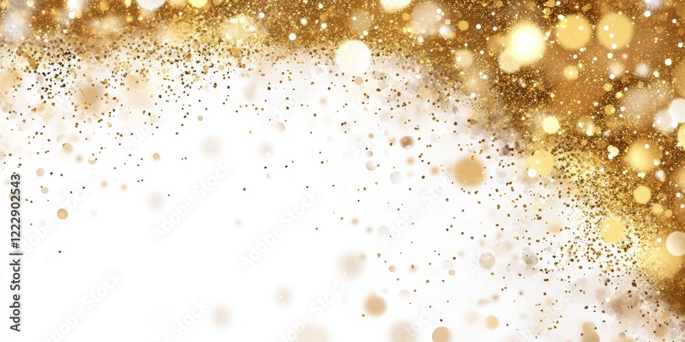 Festive Golden Glitter Background with Shimmering Particles for Celebrations and Events Festive Golden Glitter Background with Shimmering Particles for Celebrations and Events