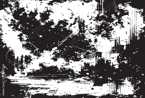Grunge Galaxy, Aged Horizons Layers of History in a Textured World.