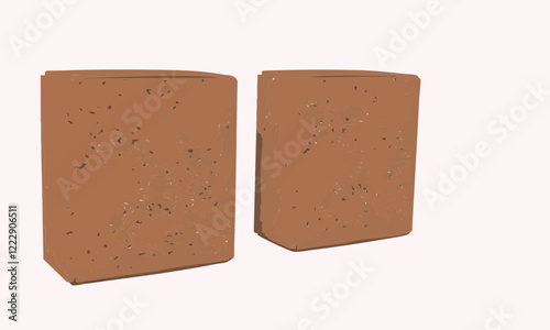set of boxes, 3d