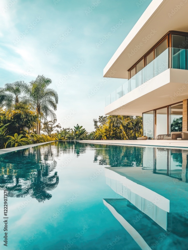 Fototapeta premium Swimming Pool House