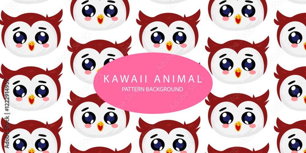 kawaii animal pattern background design. bear, deer, fox, bird, dog, hippo, parrot, pig, cow. textile pattern. Cartoon animal Vector illustration for kids forest background with rain dots
kawaii animal pattern background design. bear, deer, fox, bird, dog, hippo, parrot, pig, cow. textile pattern. Cartoon animal Vector illustration for kids forest background with rain dots