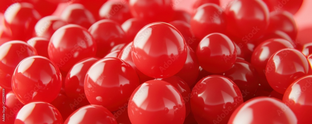 A close-up image of glossy red spheres, resembling berries or decorative elements, creating a vibrant and eye-catching composition. A close-up image of glossy red spheres, resembling berries or decorative elements, creating a vibrant and eye-catching composition.