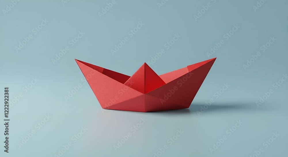 red paper boat red paper boat