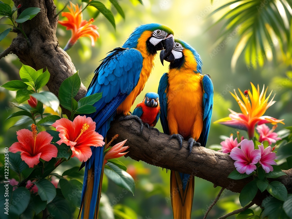 Obraz premium blue and gold macaw