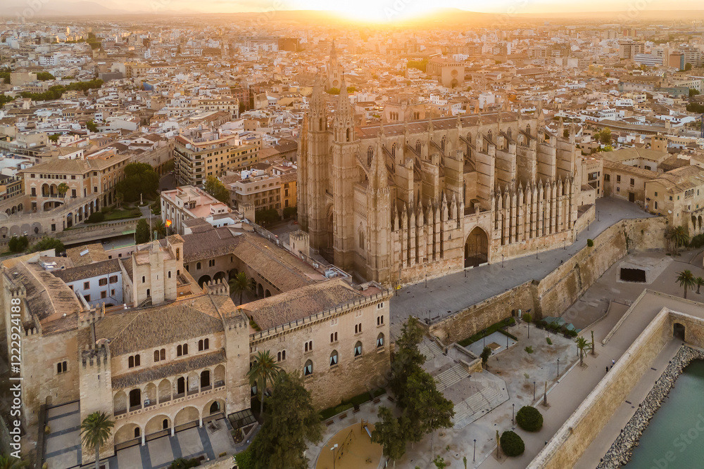 The Cathedral of Santa Maria of Palm, Palma de Mallorca, Mallorca, Spain