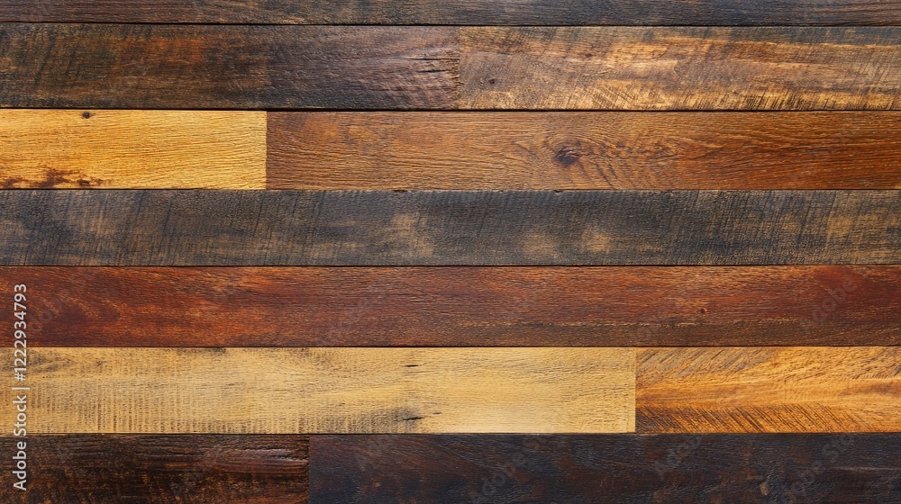 Naklejka premium Colorful Textured Wood and Timber Background Wallpaper for Creative Design with Space for Your Text or Graphics
