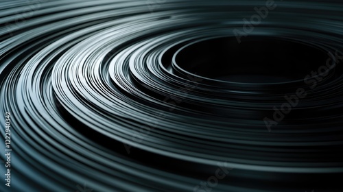 Machinery abstract background featuring circular lines creating a modern design with ample empty space for your text or graphics.