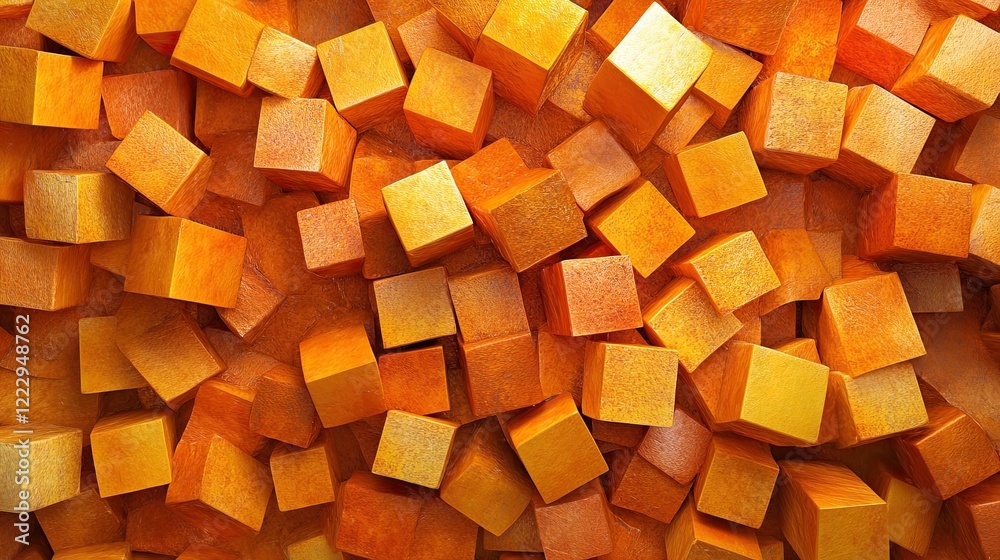 Abstract background with 3D cubes. Abstract background with 3D cubes.