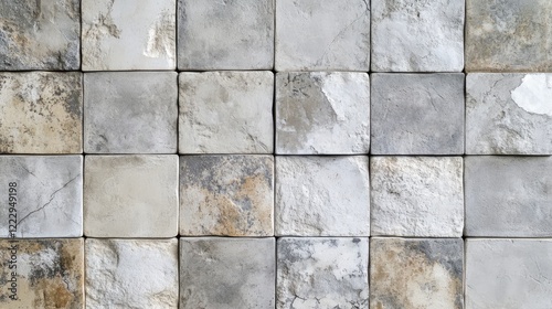 Wallpaper Mural Vintage Gray Grunge Patchwork Wall Texture with Empty Space for Text Ideal for Backgrounds and Design Projects Torontodigital.ca