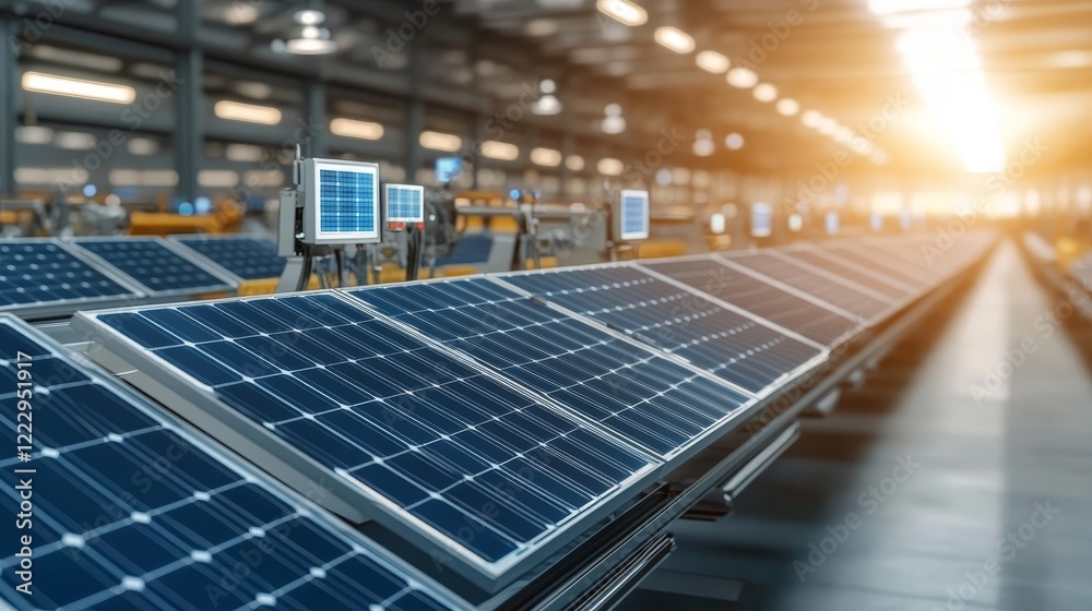 Sunlit Future: State-of-the-Art Solar Panel Manufacturing Facility Embracing Energy Innovation Sunlit Future: State-of-the-Art Solar Panel Manufacturing Facility Embracing Energy Innovation