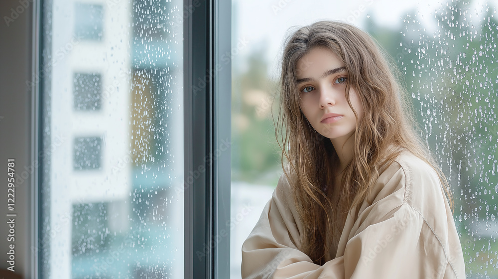 contemplative : a young woman gazing out a rain-speckled window. ,emphasize , introspection, solitude, and the calming ambiance of a rainy day,sadness ,
rainy season,Cinematic lighting . contemplative : a young woman gazing out a rain-speckled window. ,emphasize , introspection, solitude, and the calming ambiance of a rainy day,sadness ,
rainy season,Cinematic lighting .