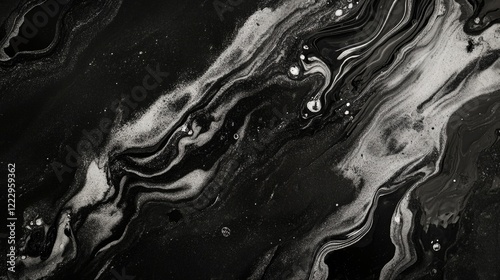 Black and White Water Photo