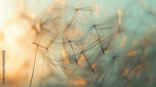 A close up of the delicate seeds and long slender background