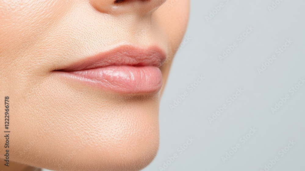 Obraz premium Close-up of a pensive woman face showing pigmentation and fine lines
