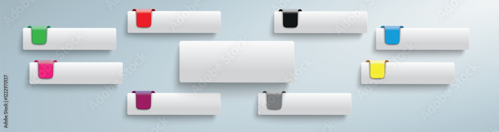 8 Tabs Long Header Infographic PiAd 8 Tabs Long Header Infographic PiAd