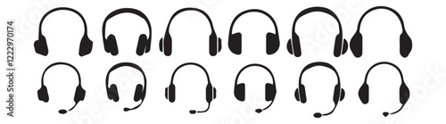 Music notes icon set,Set of musical notes icons.Black musical notes signs. Vector illustration