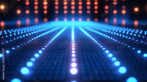 Blue beams intersect