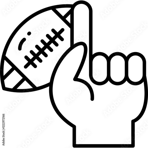 Football Finger Icon photo