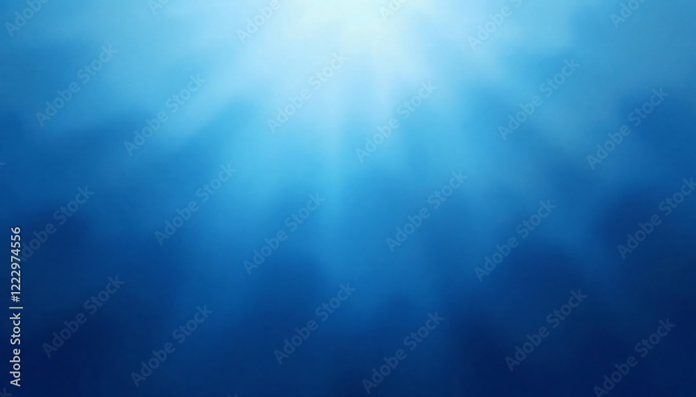 A serene, deep blue underwater scene A serene, deep blue underwater scene