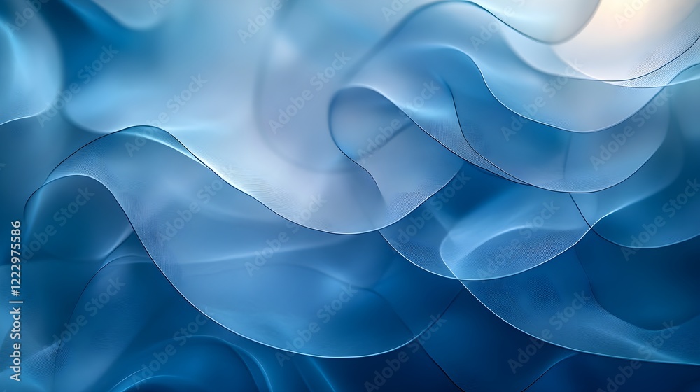 Obraz premium A background of overlapping transparent circles creating a clean layered effect.