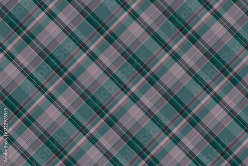 Package plaid tartan background, network check seamless vector. Brazil texture pattern fabric textile in pastel and cyan colors.