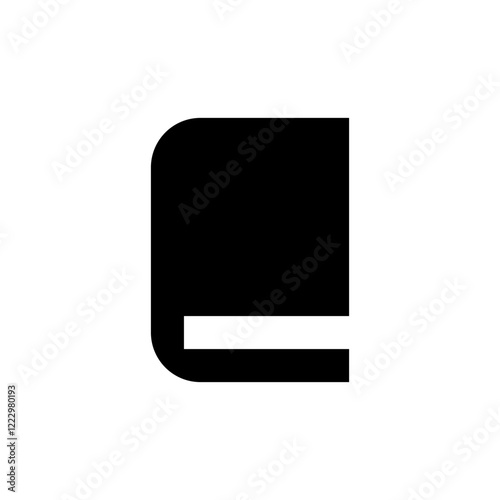 book icon simple design, book illustration