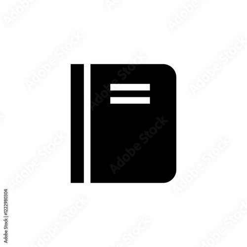book icon simple design, book illustration