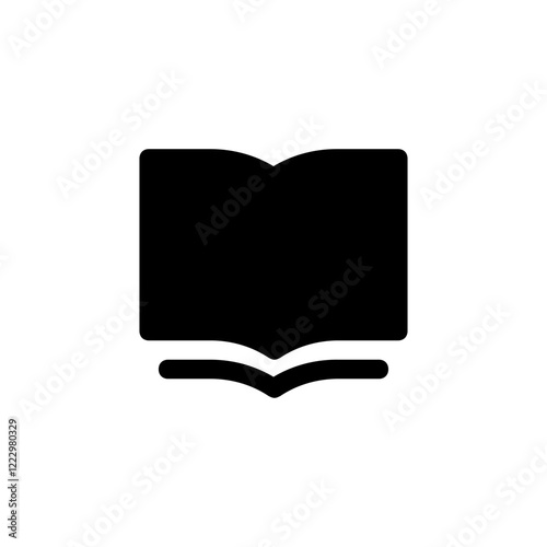 book icon simple design, book illustration