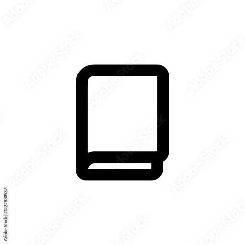 book icon simple design, book illustration