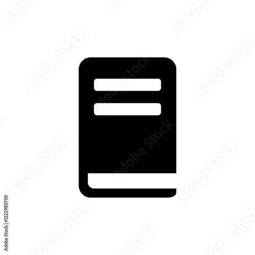 book icon simple design, book illustration