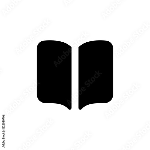 book icon simple design, book illustration