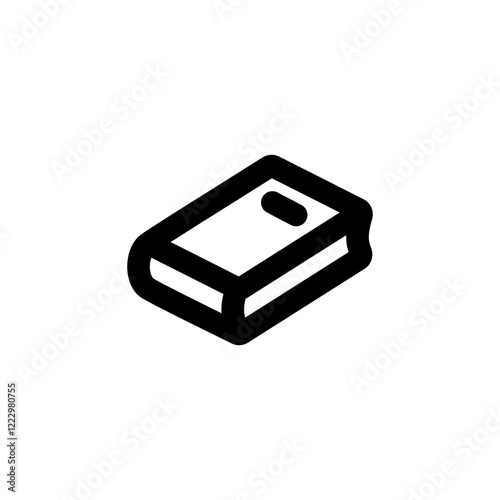 book icon simple design, book illustration