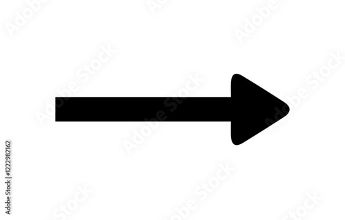 Arrow, line arrow vector. Flat style symbol. Arrow on a white background. vector illustration. Arrows big black icon set. Arrow. Cursor. Modern complex directions.	
