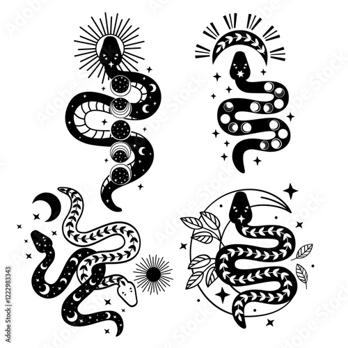  set of isolated celestial Snakes