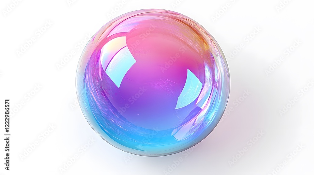 clip art sticker of soap bubbles