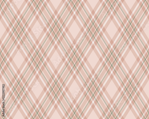 Argyle pattern of geometric rhombus. Harlequin check wallpaper design. Classic diamond shaped textile material for web background, print fabric clothing, sweater, wrapping paper, gift card, invitation