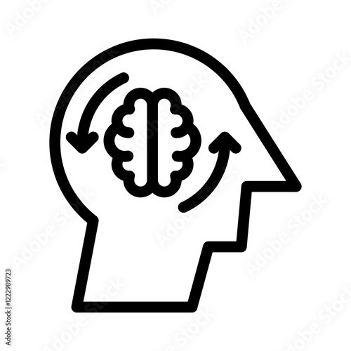 vision board line icon