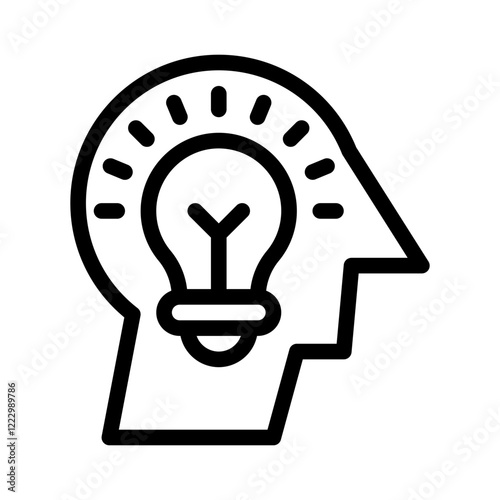 vision board line icon