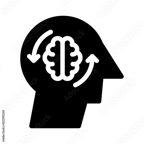 vision board glyph icon